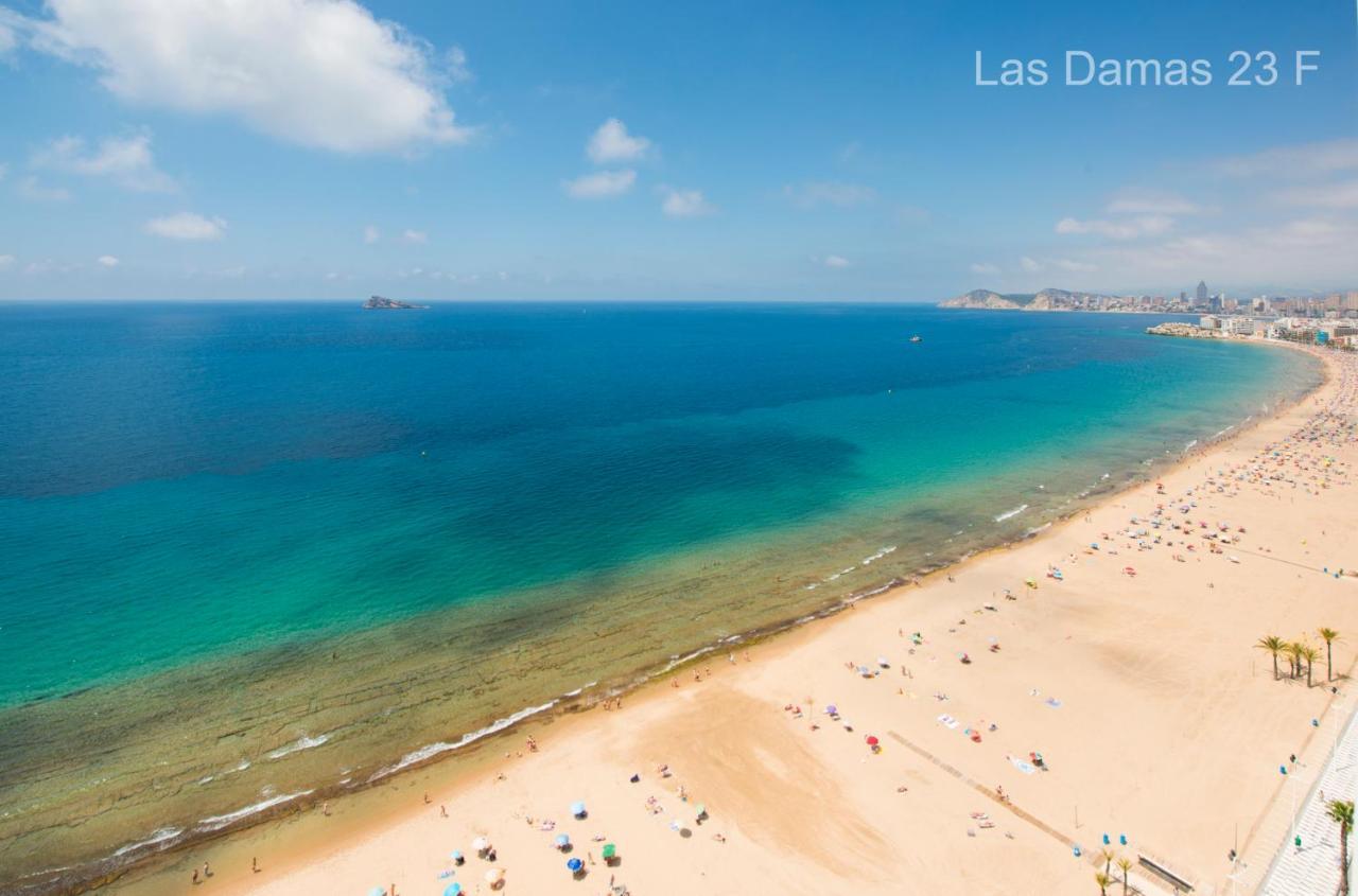 Las Damas Premium 23F Beach Front - Pool & Parking Benidorm Eksteriør billede