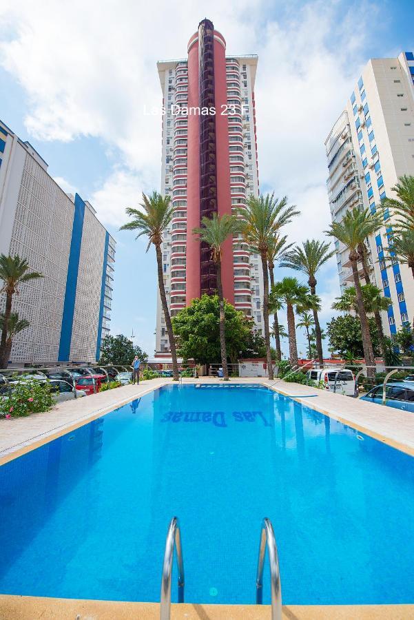 Las Damas Premium 23F Beach Front - Pool & Parking Benidorm Eksteriør billede